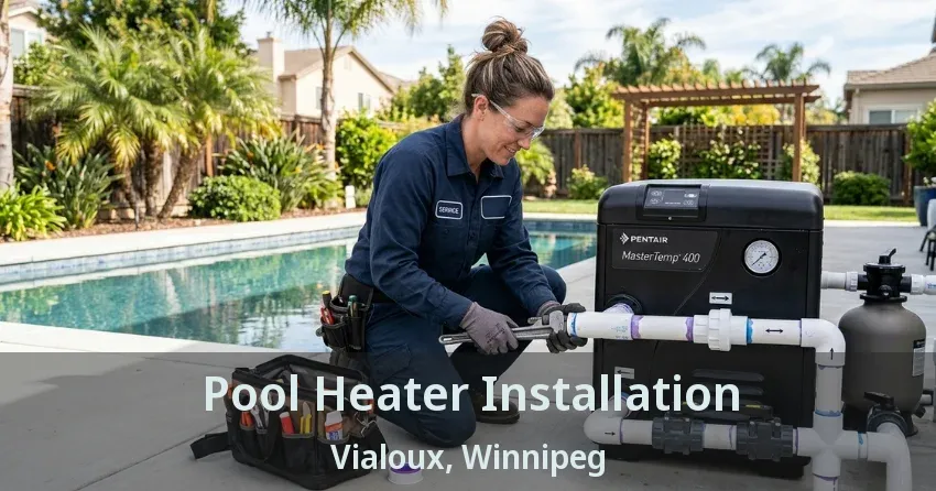 Pool Heater Installation Vialoux, Winnipeg - MB